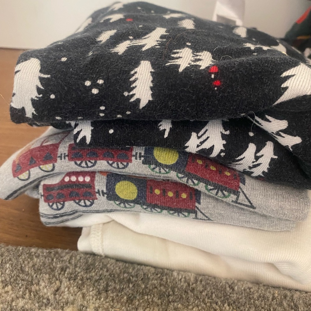 Hanna Andersson Organic Cotton pj sets size 8